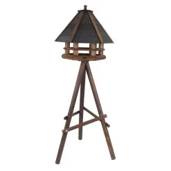 Futterhaus Mit Ständer, Braun, 59 X 55 X 105 Cm