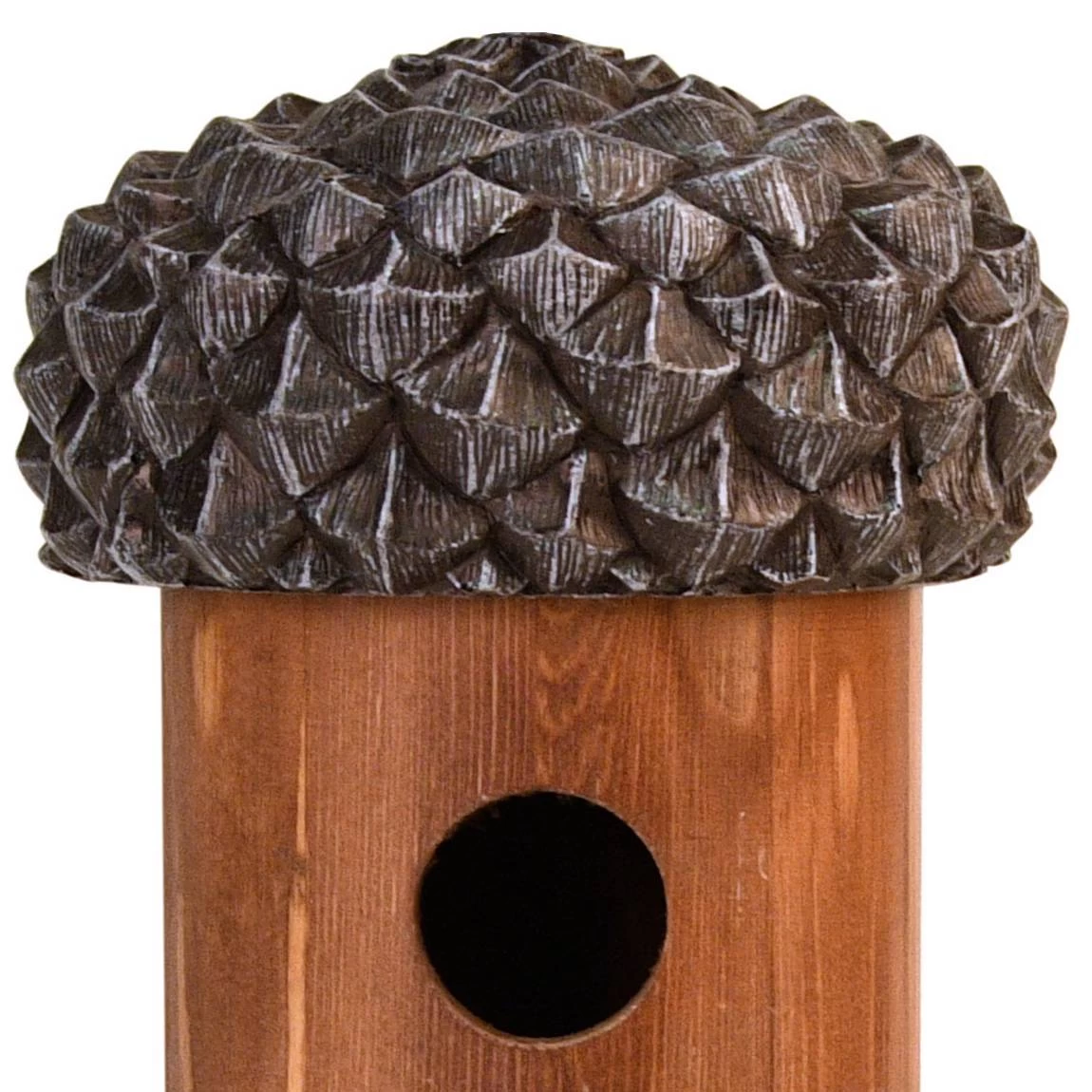 Nistkasten In Eichelform, Braun, Ca. 25 X 14 X 14 Cm – Bild 2