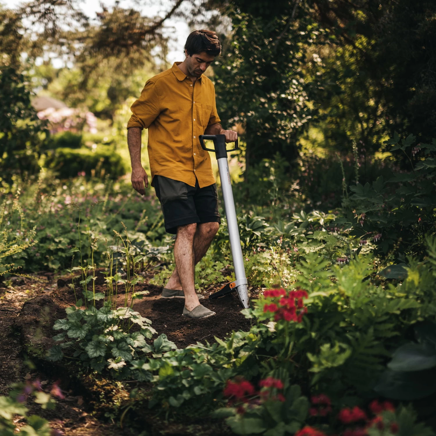 Blumenzwiebel-Pflanzer Xact, Schwarz/orange, Ca. 105 X 30 X 31 Cm – Bild 3