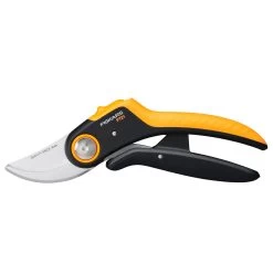 Fiskars Bypass-Schere 'PowerLever', Schwarz/orange