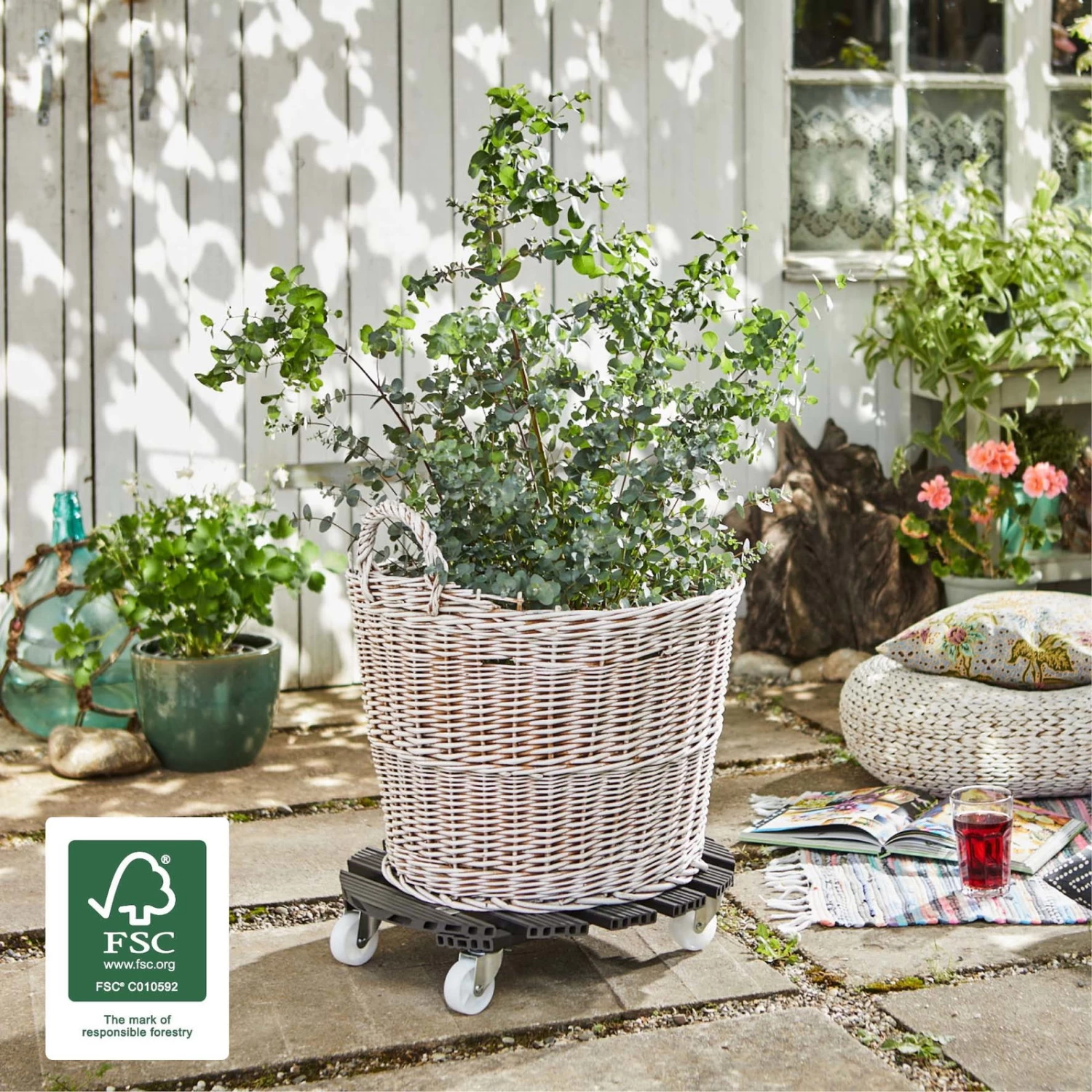 Multi Roller WPC, 120 Kg Tragkraft, Ca. 50 X 50 X 11 Cm – Bild 2