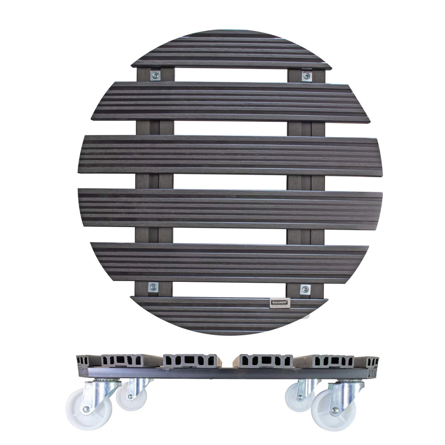 Multi Roller WPC, 120 Kg Tragkraft, Ca. 50 X 50 X 11 Cm – Bild 4