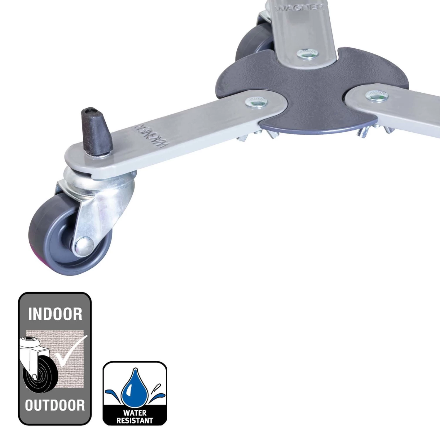 Multi Roller Sun City, Tragkraft 75 Kg, Stahl, Ca. 6 X 26,5-37,5 Cm – Bild 3