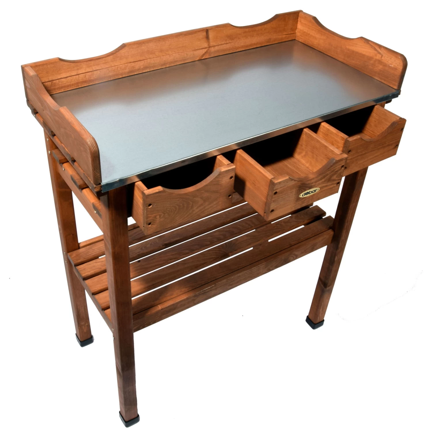 Pflanztisch, Natur, Kiefernholz, 78 X 38 X H91 Cm – Bild 4