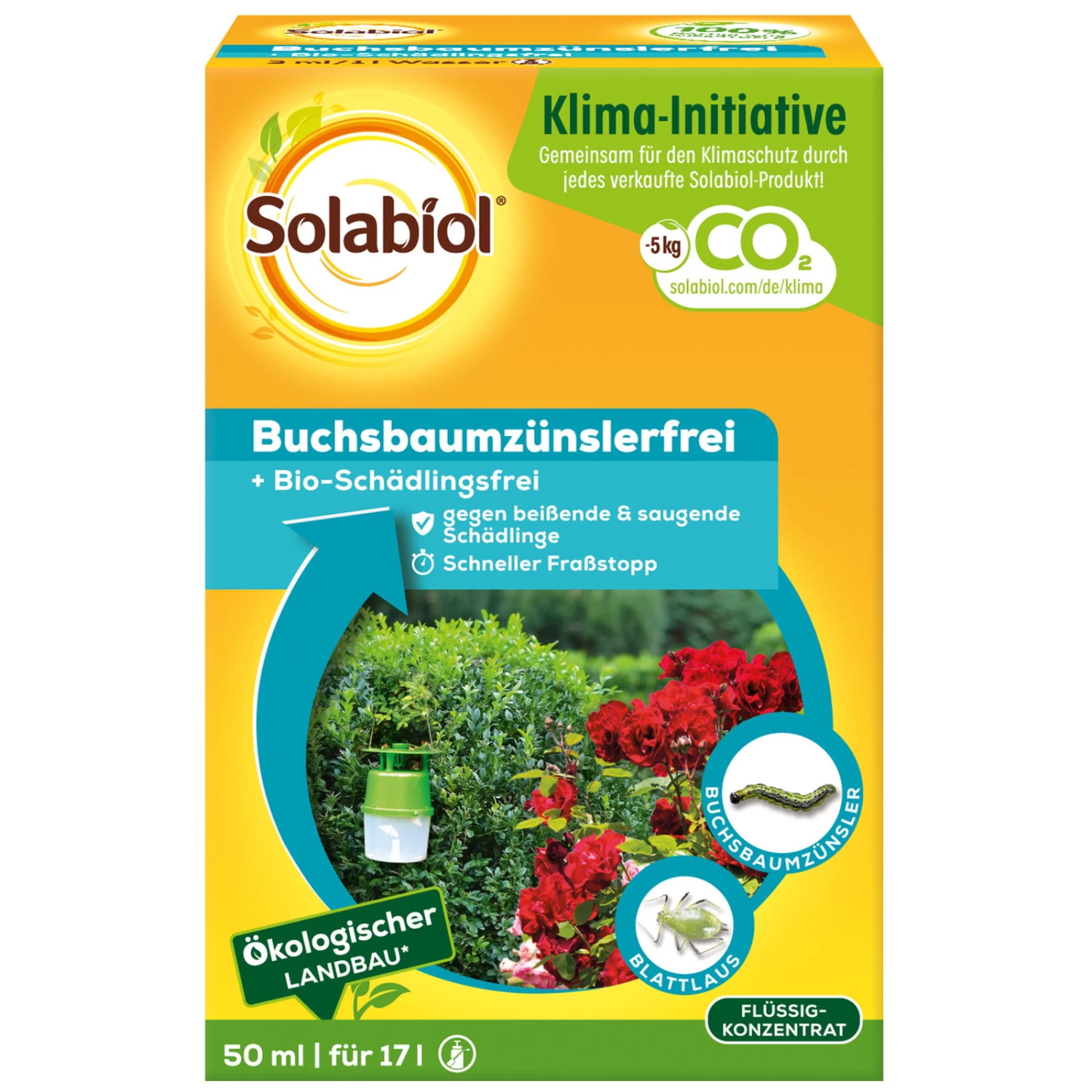 Solabiol Buchsbaumzünsler-Schutz, 50 Ml