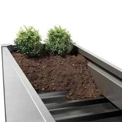 Biohort Zwischenboden Für Hochbeet 2x1, 196x100x3cm, Feuerverzinktes, Polyamid-einbrennlackiertes Stahlblech