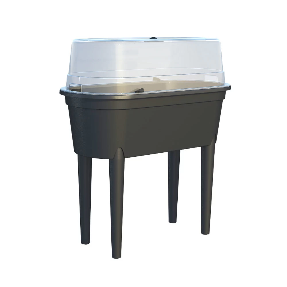 Hochbeet Mit Deckel, Anthrazit, L80 X B40 X H83 Cm – Bild 2