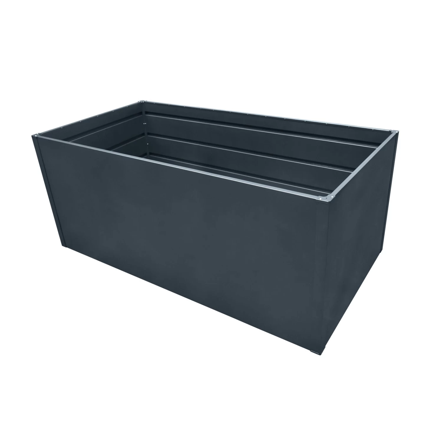 Hochbeet Mit Doppelwand, Anthrazit – Bild 2