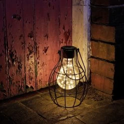 Solar-Laterne „Eureka! Glühwürmchen“ Aus Metall/Glas, Large