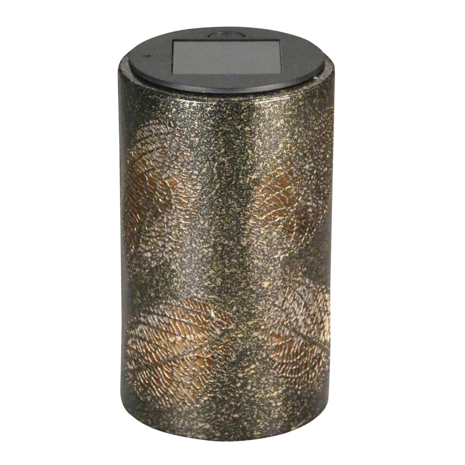 Solarleuchte Blatt, Antik Bronze, 9,0 X 9,0 X 15,3 Cm – Bild 2