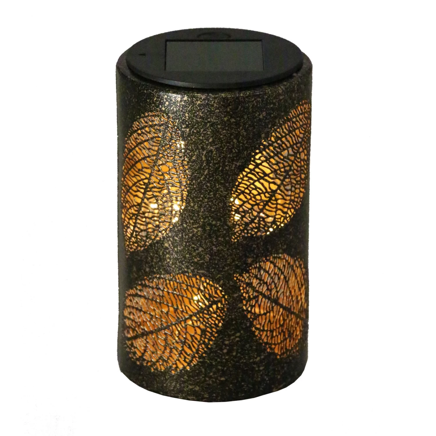 Solarleuchte Blatt, Antik Bronze, 9,0 X 9,0 X 15,3 Cm – Bild 3