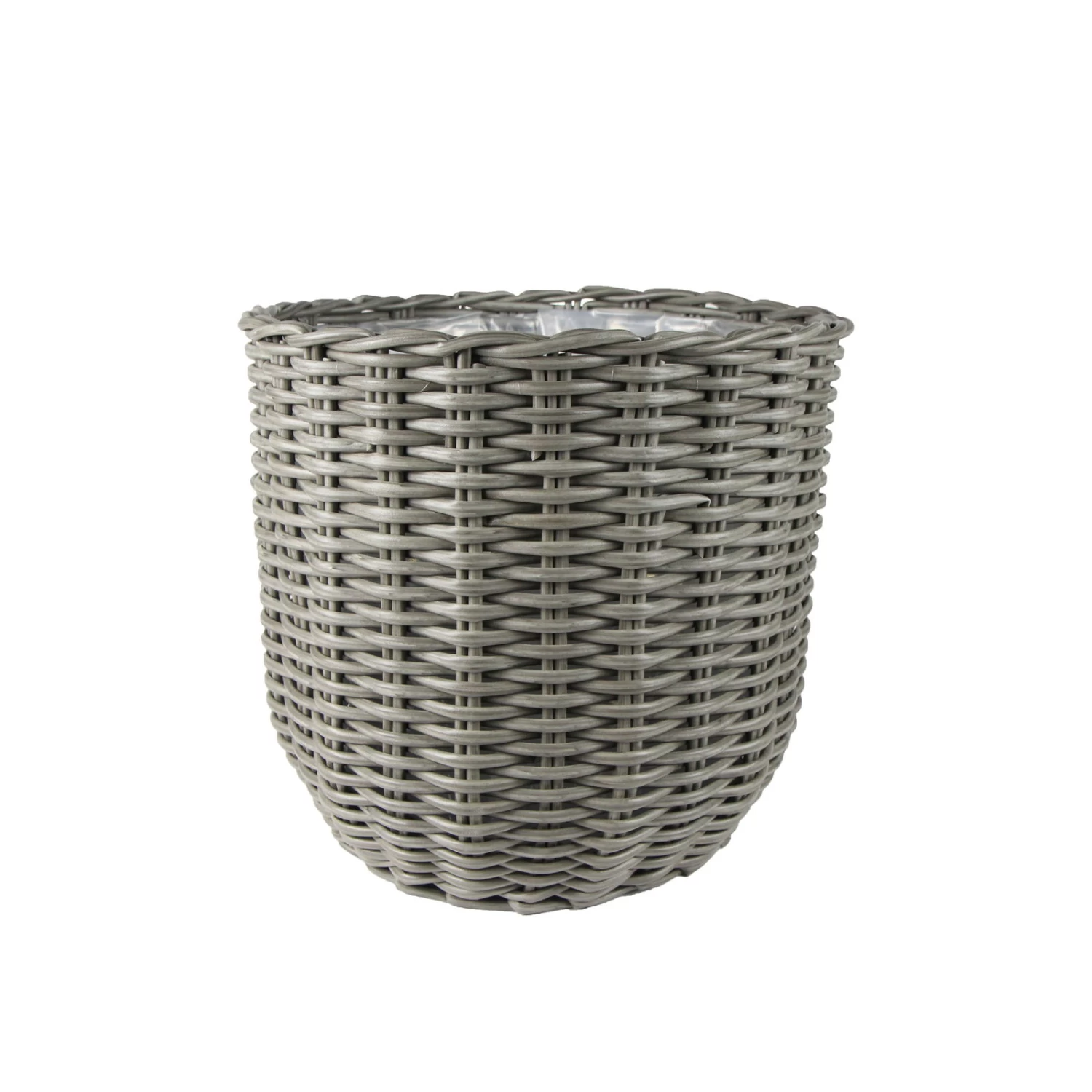 Pflanzkorb Jente, Grau, Ø 35 X H 30 Cm