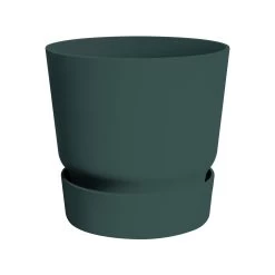 Pflanzgefäß „Greenville Round 25“ In Leaf Green Von Elho