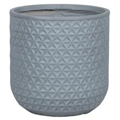 Pflanzgefäß 'Chester 04', Hellgrau, Ø 25 X H 25 Cm