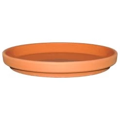 Untersetzer 'XL Natur', Rotbraun, Ton Glasiert