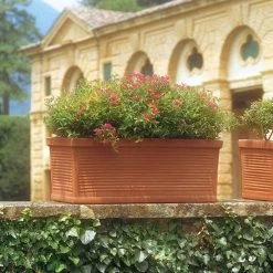 Euro 3 Plast Pflanzkasten "Millerighe" Terra, 60 Cm, Erdvol. 29 L