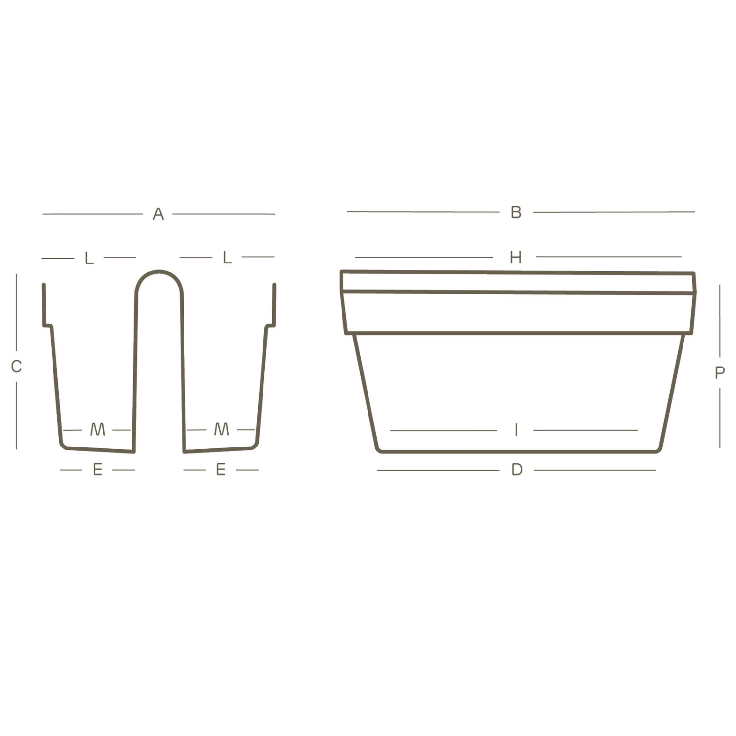 Balkon-Pflanzkasten „Be Up Duo“ In Der Farbe Rosmarin, 50 Cm / 18 Liter – Bild 2