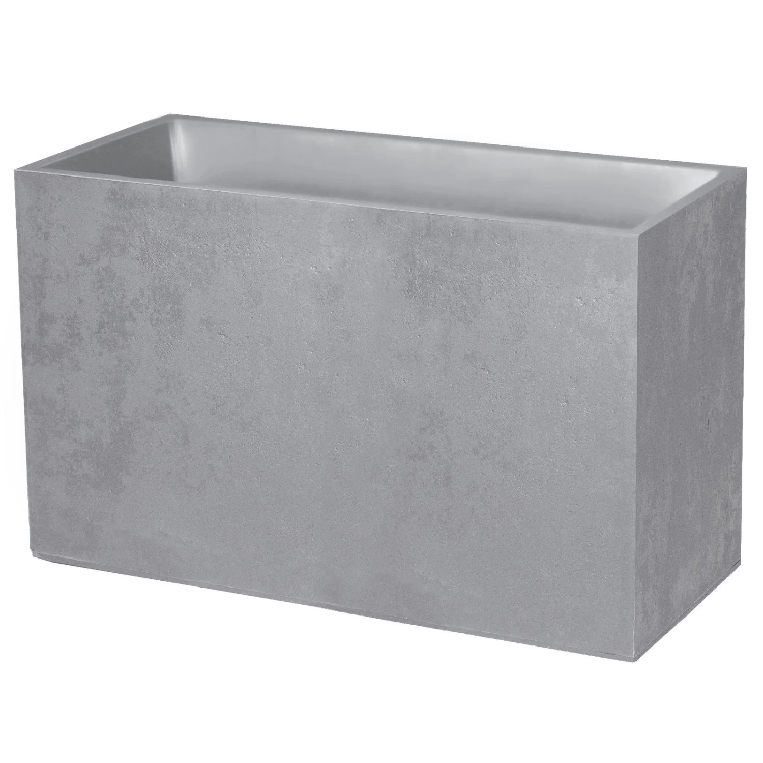 Pflanzkasten 'Basalt Hutch High', Betongrau, 99,5 X 39,5 X H 60 Cm