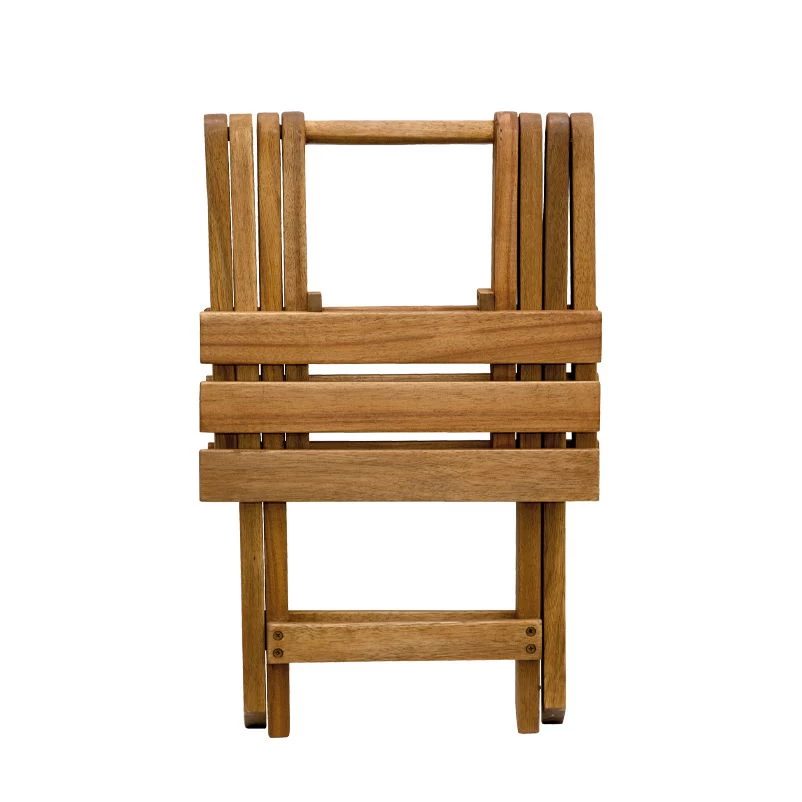 Klapphocker/Beistelltisch "France", FSC®-Akazienholz, Ca. 35 X 35 X 45 Cm – Bild 3