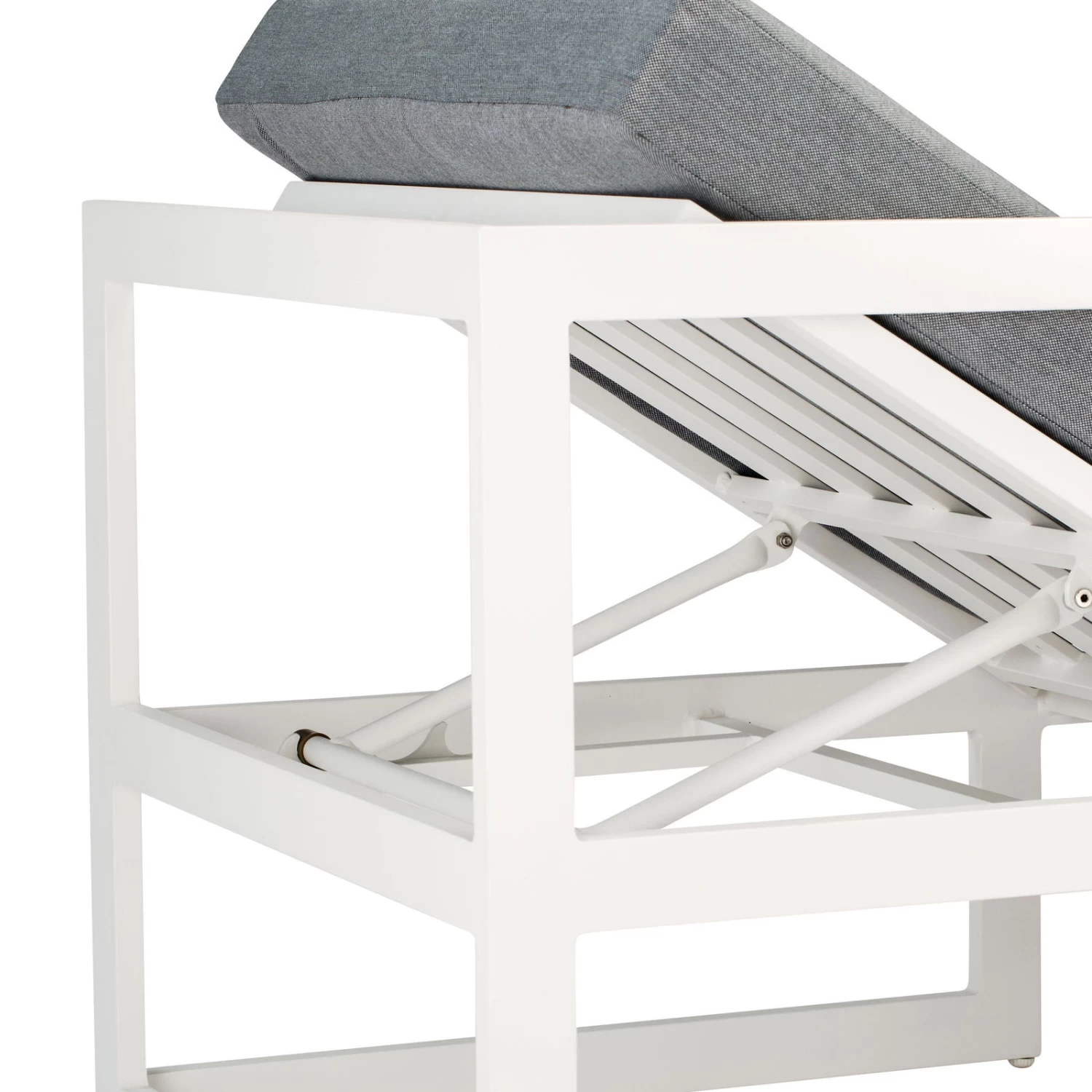 Best Loungeset "Rhodos" 3tlg. Weiß, Modernes Design, Komfortabel, Groß – Bild 2