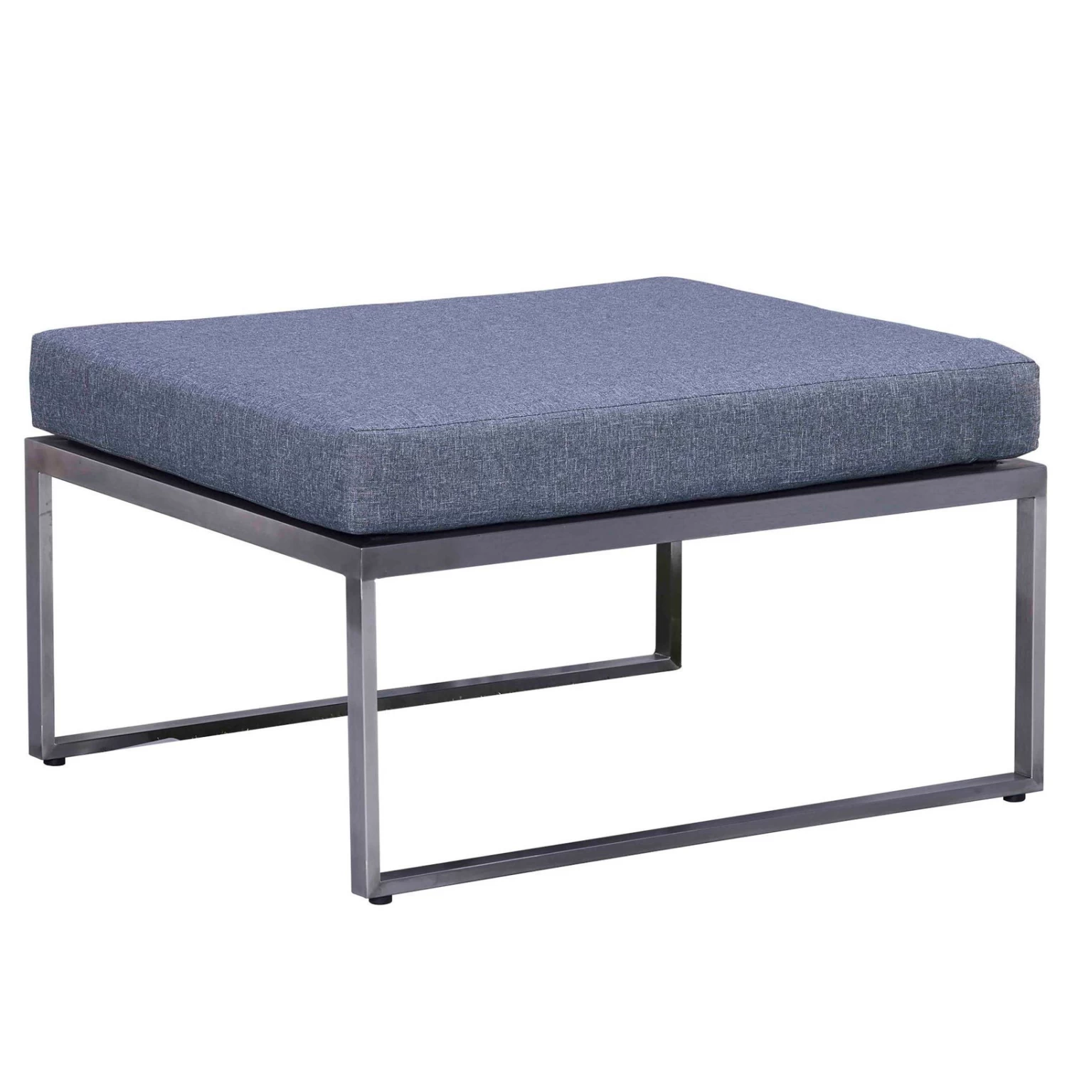 Ottomane Gartenhocker 'Boho' Inkl. Auflage, 76 X 66 X H 43 Cm