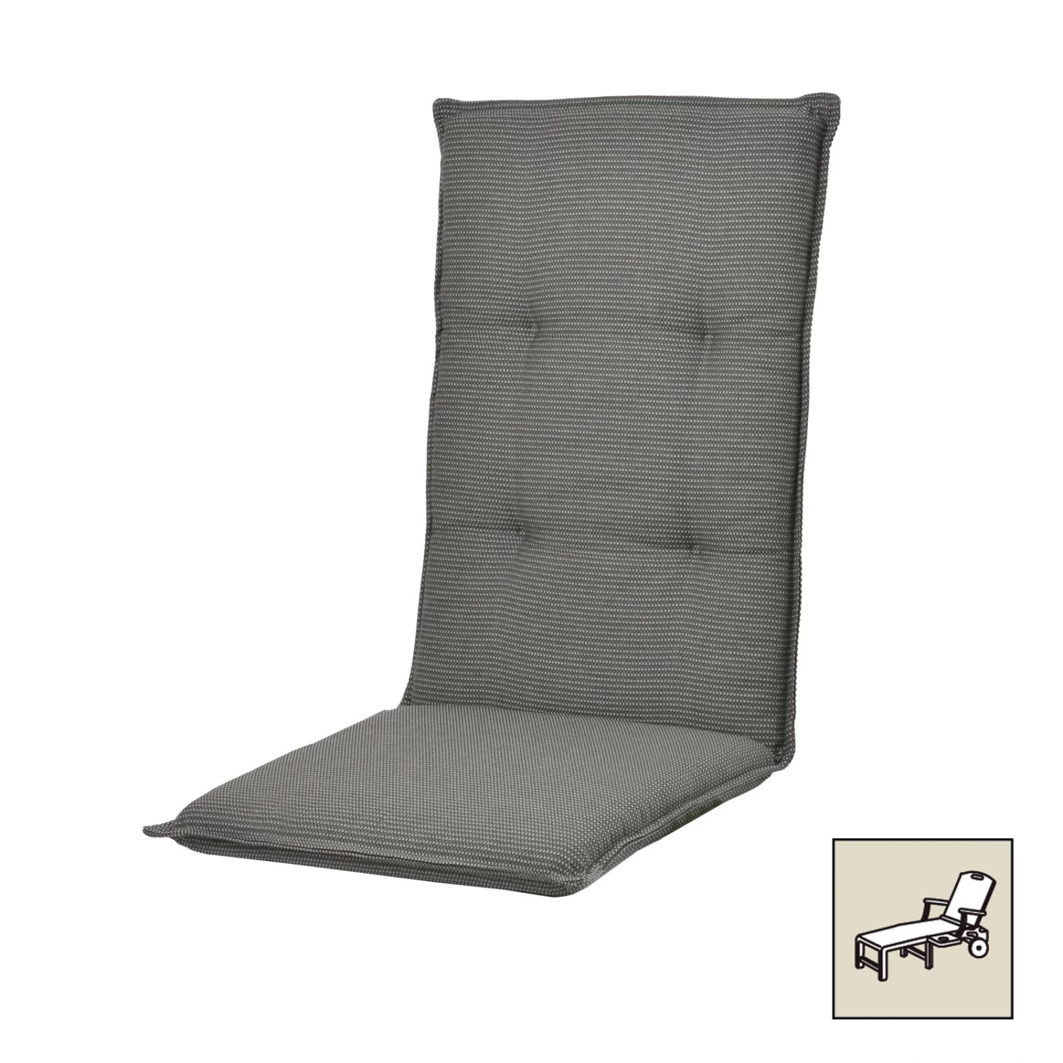 Doppler Rollliegenauflage Anthrazit, Ca. 195x60x6 Cm