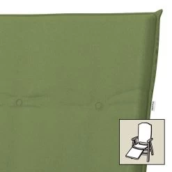 Doppler Relaxauflage '8041', Grün, Ca. 170 X 48 X 6 Cm, 100 % Dralon