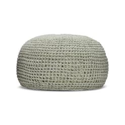 Best Pouf 'Ronda', Green, Ca. 55 X 55 X 41 Cm