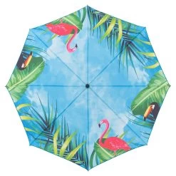 Doppler Sonnenschirm Basic 'Flamingo', Ø Ca. 200 Cm