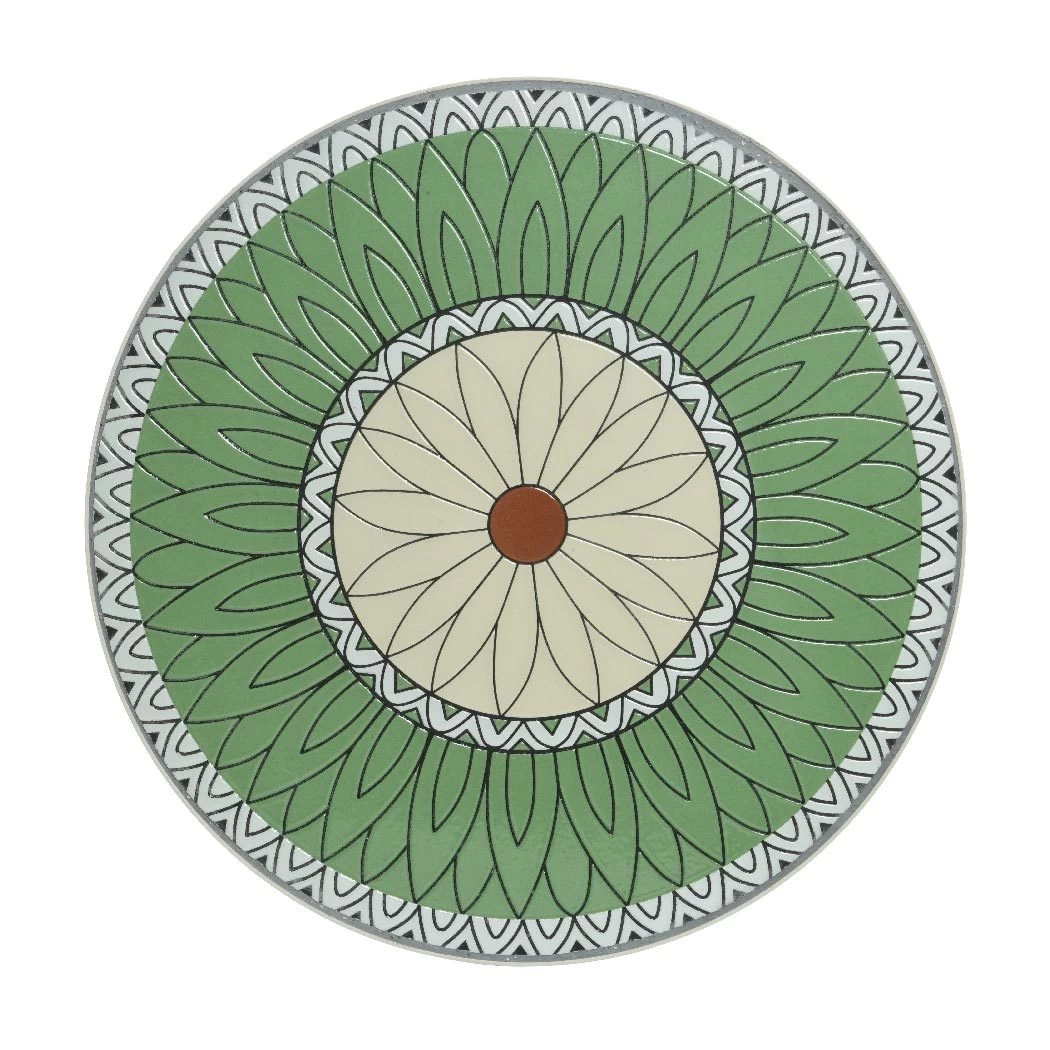 Bistro-Klapptisch 'Vigo', Grün Mit Blumenmosaik – Bild 2