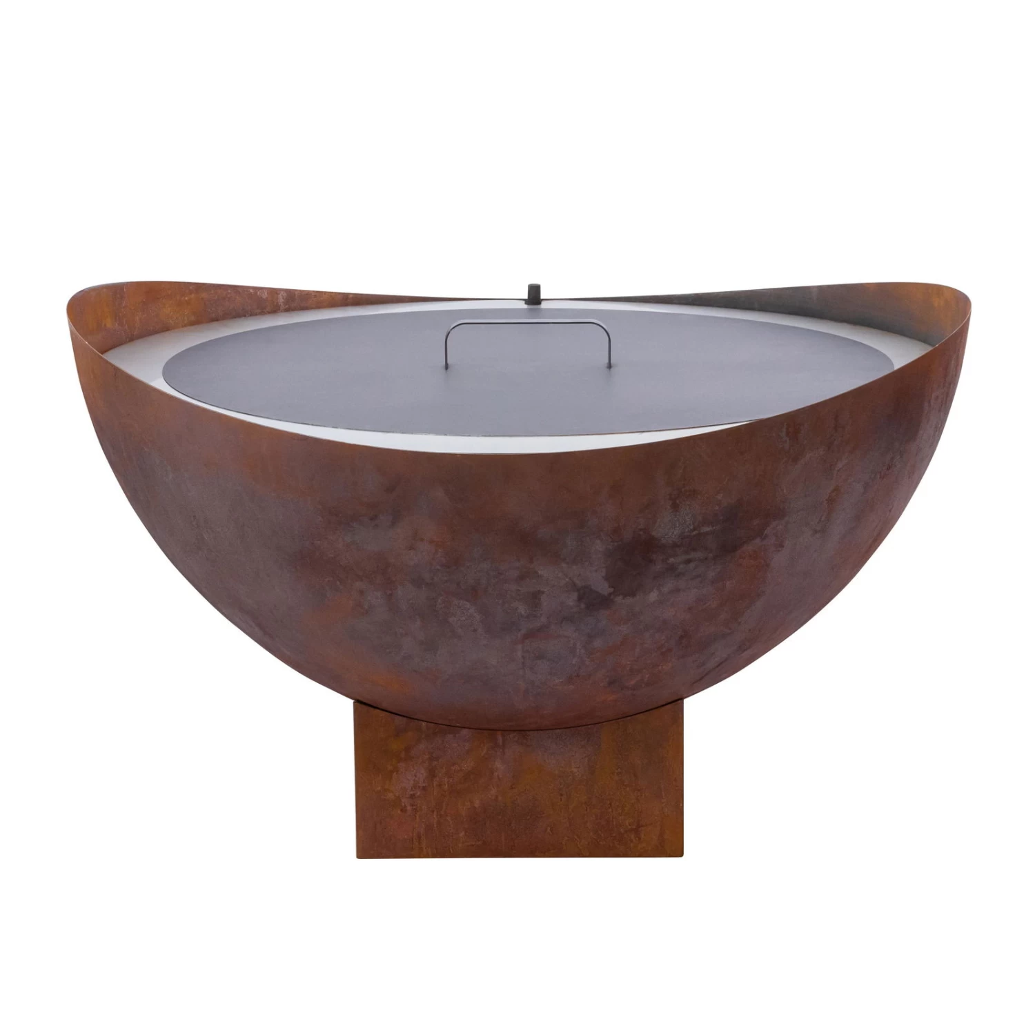 Feuerstelle 'Wave', Rost, Edelstahl, Ca. 100 X 55 X 100 Cm – Bild 5