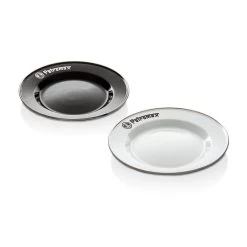 Petromax 2 Emaille-Teller, Weiß