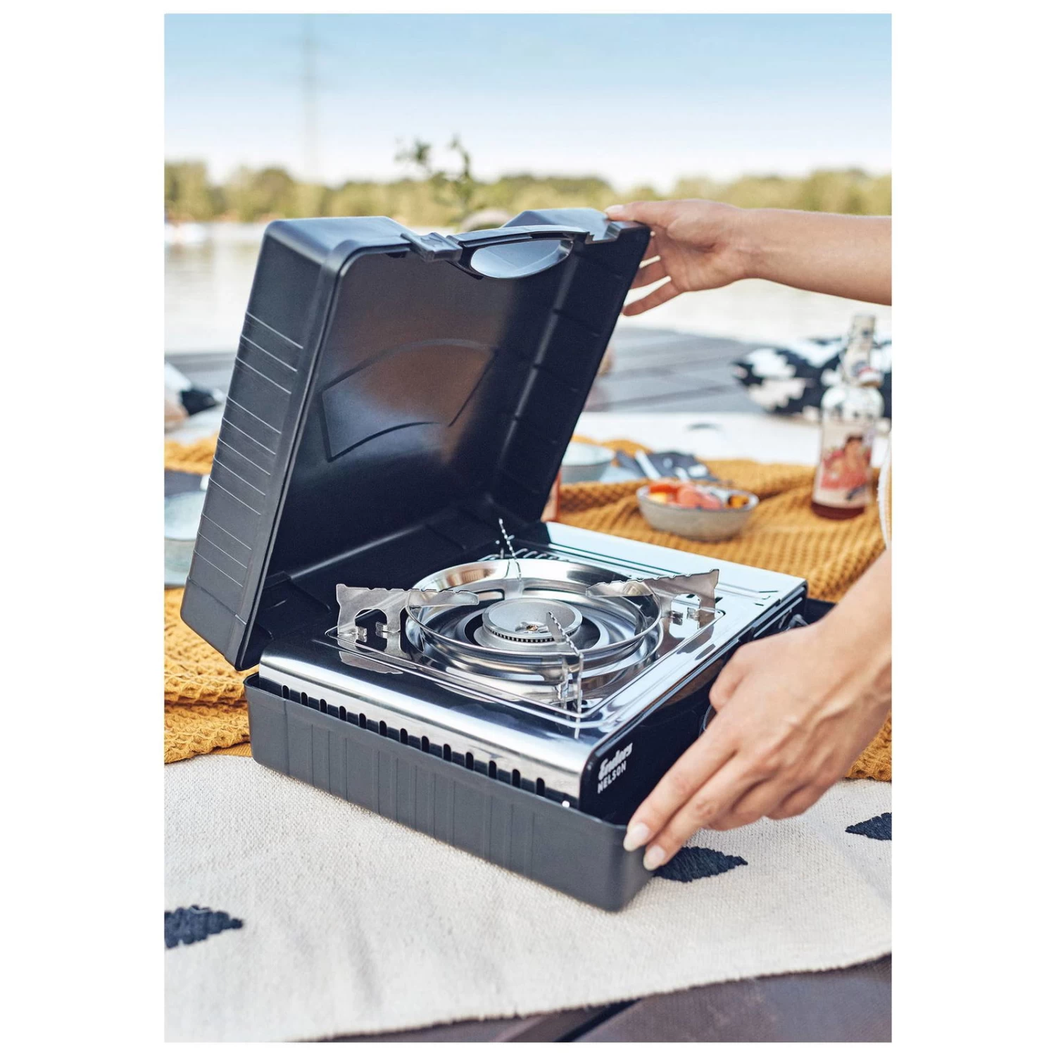 Kartuschenkocher 'Nelson', Oberfläche Edelstahl, 13 X 28 X 37 Cm – Bild 6