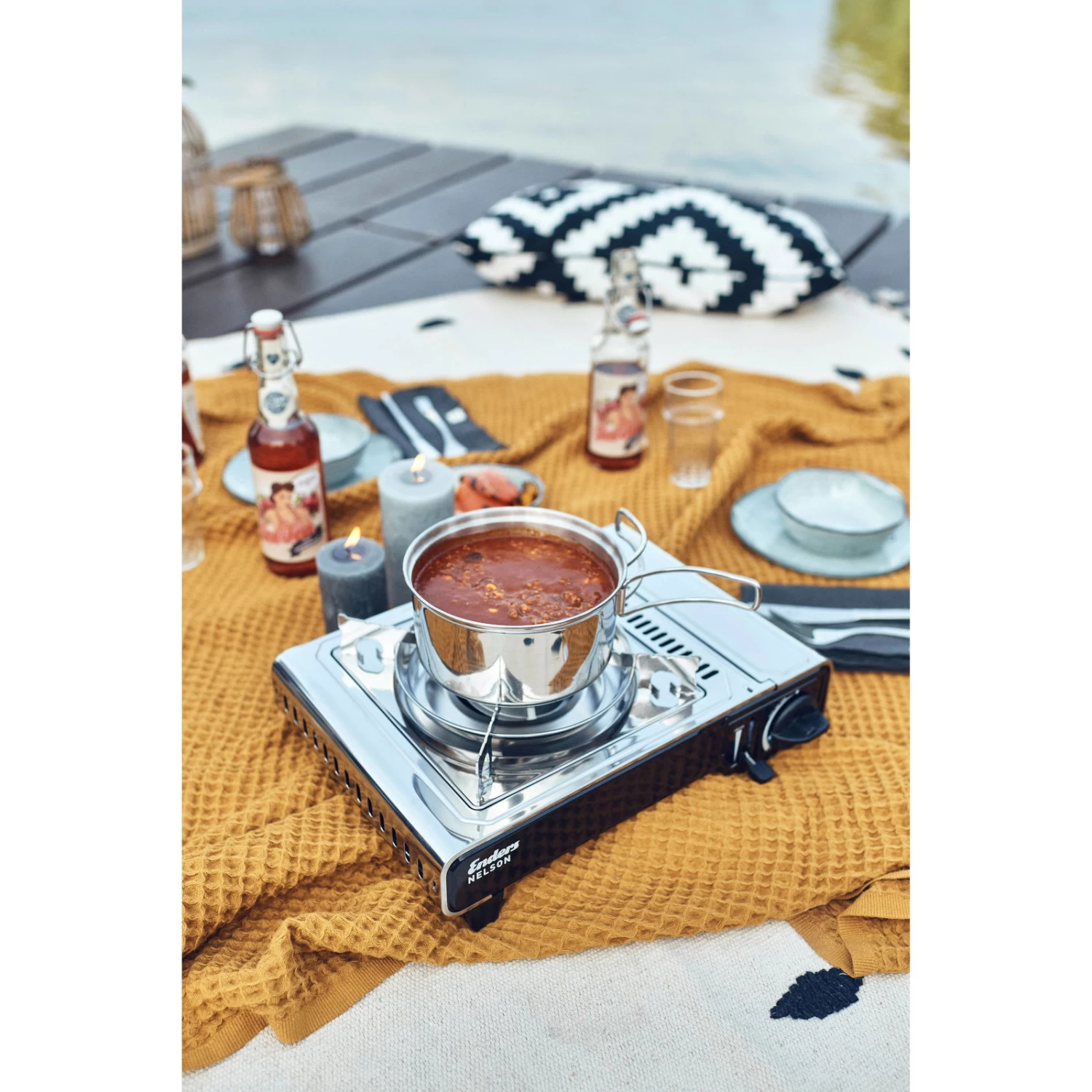 Kartuschenkocher 'Nelson', Oberfläche Edelstahl, 13 X 28 X 37 Cm – Bild 5