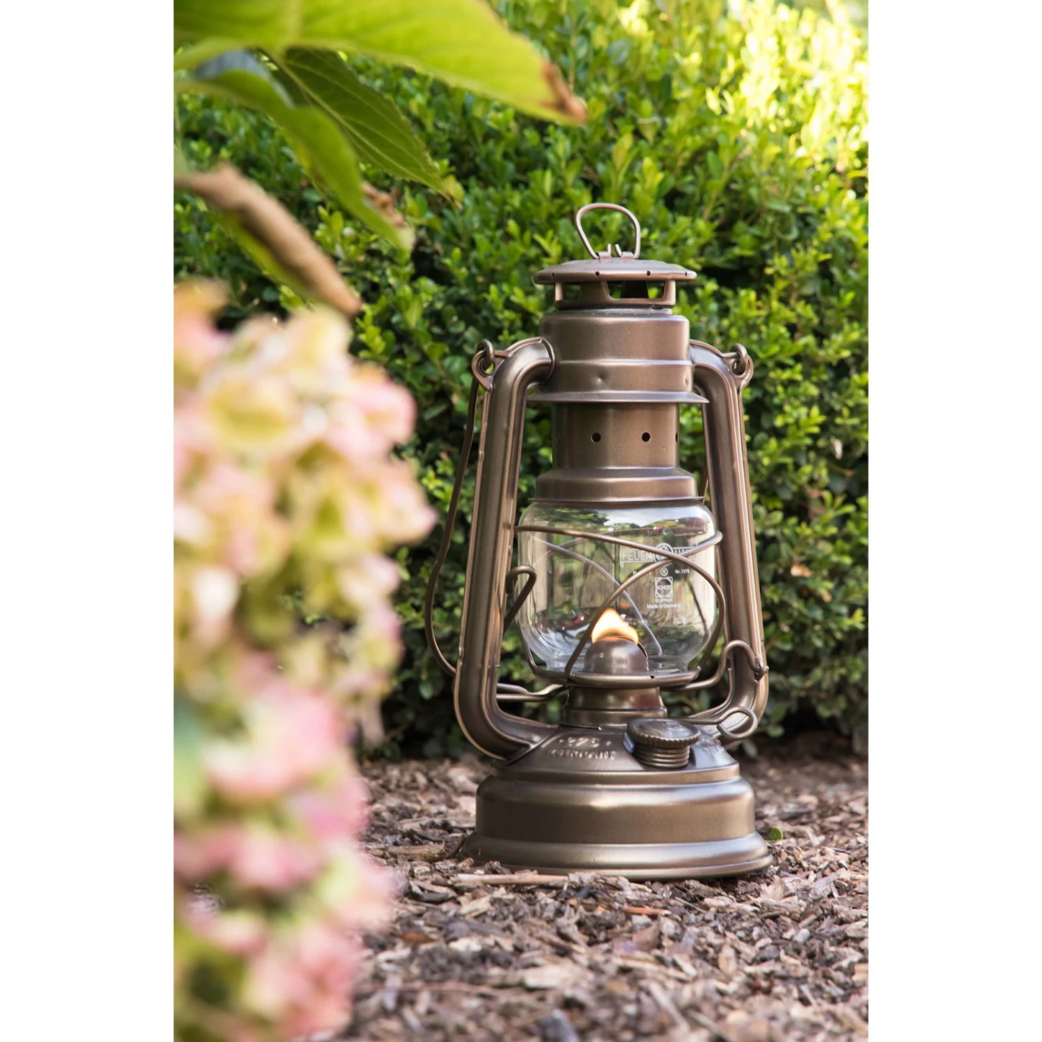 Feuerhand Sturmlaterne 'Baby Special 267', Bronze, 26,5 X 13,5 X 15 Cm – Bild 3