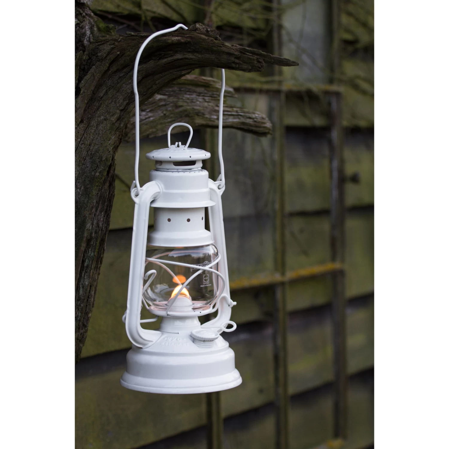 Feuerhand Sturmlaterne 'Baby Special 276', Reinweiß, 26,5 X 13,5 X 15 Cm – Bild 2